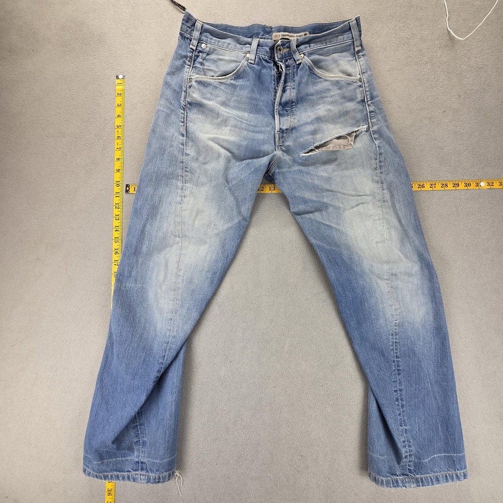 Vintage Levis Jeans Mens Blue Distressed Fits 30x30